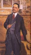 Rodolfo Amoedo Portrait of Joao Timoteo da Costa oil painting